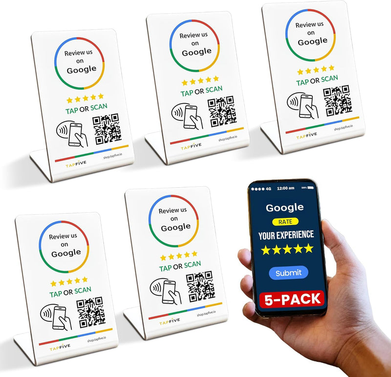 TapFive Google Review Tap Stand - image 18