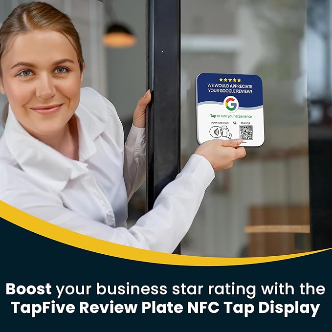 TapFive Google Review Plate