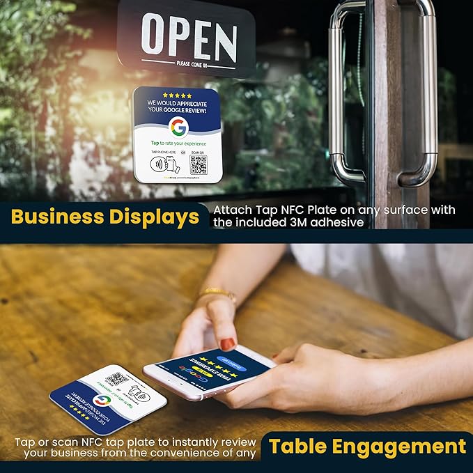 TapFive Google Review Plate