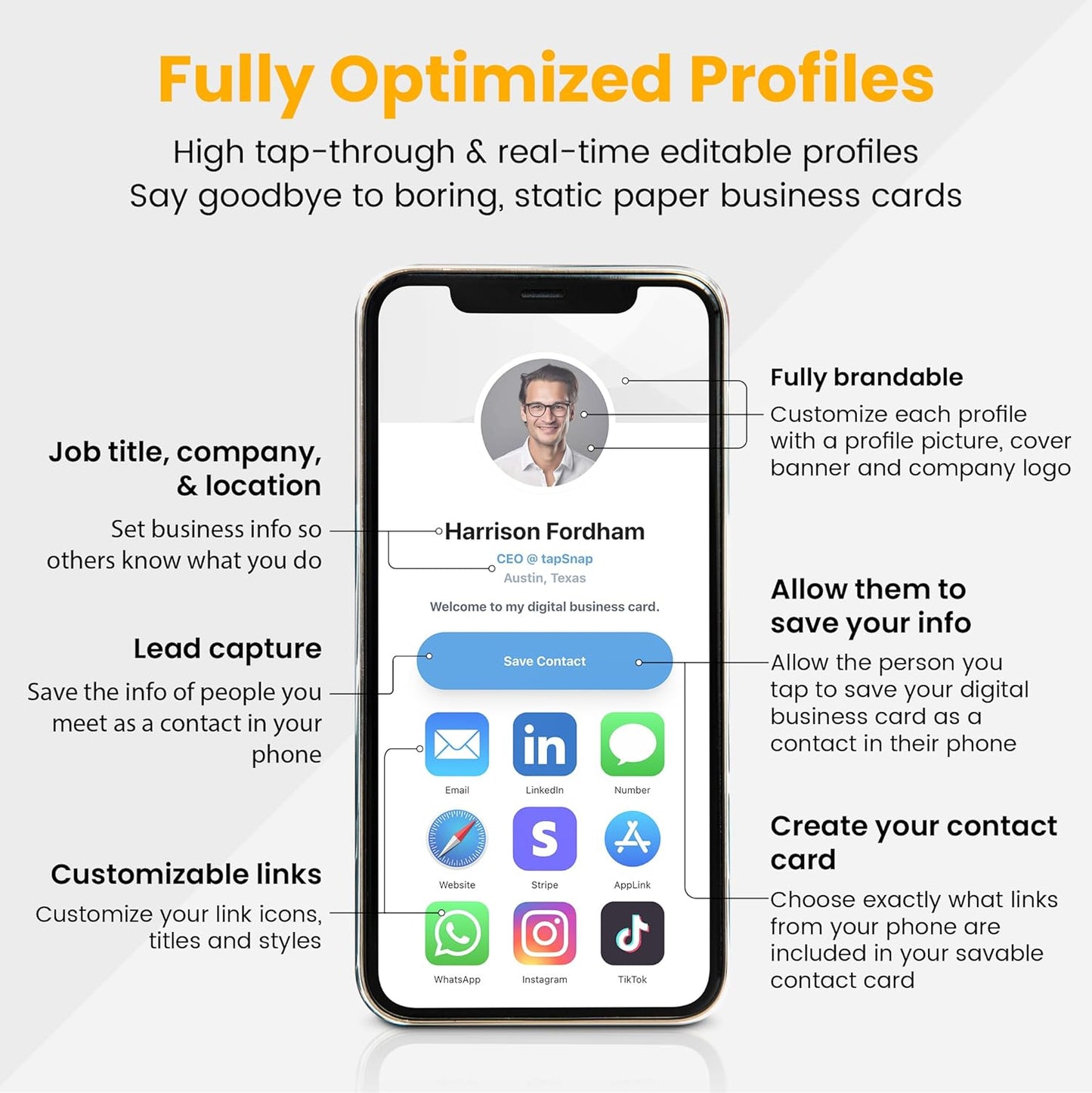 TapSnap Digital Business Card