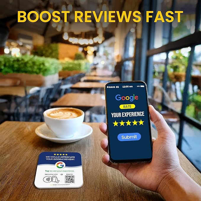 TapFive Google Review Plate
