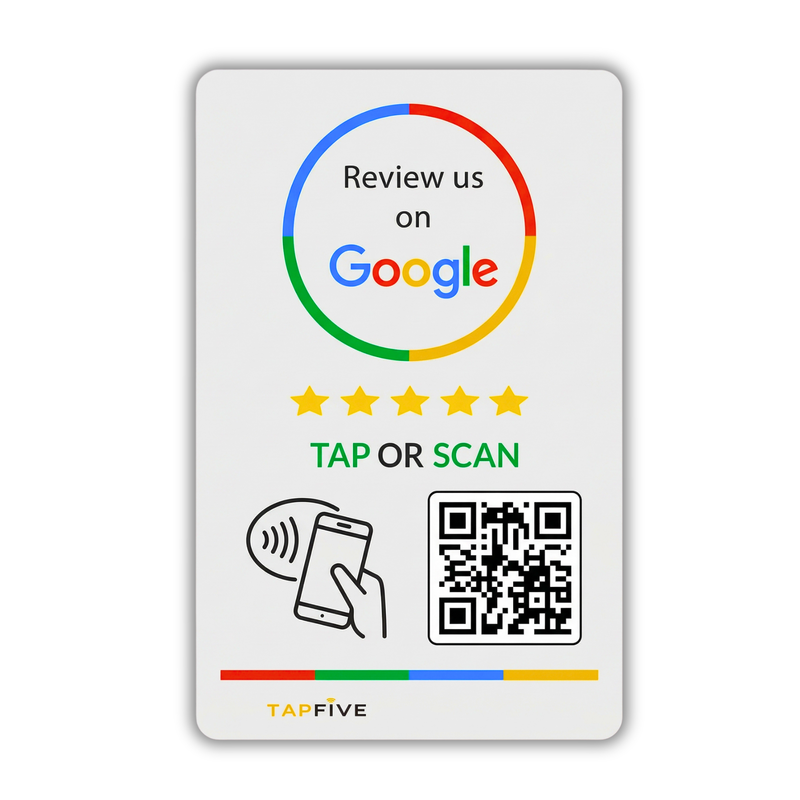 TapFive Google Review Sticker - image 16