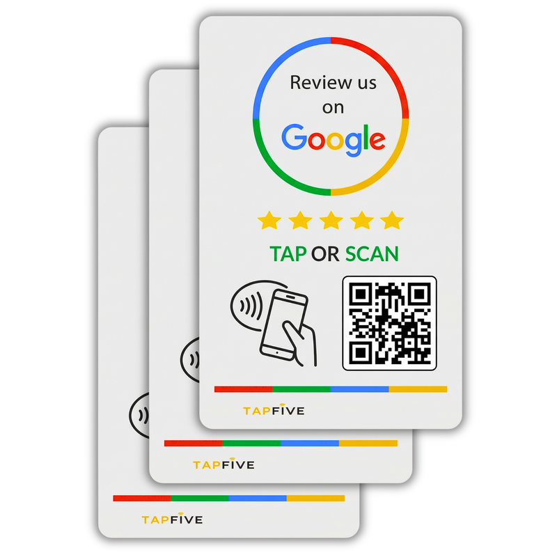 TapFive Google Review Sticker - image 17