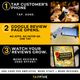TapFive Google Review Card - 3 step how it works visual: Step 1 customer taps card with phone, Step 2 Google review page opens, Step 3 five star review submitted - image 4
