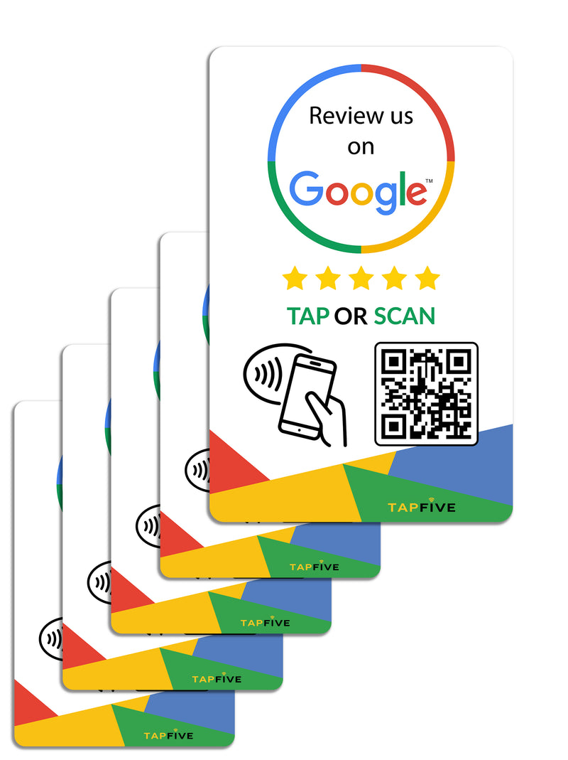 TapFive Google Review Tap Card - Reusable Smart QR Code and NFC - image 15