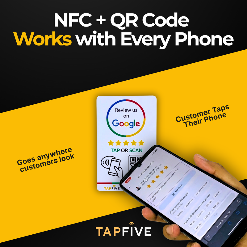 TapFive Google Review Sticker - image 12