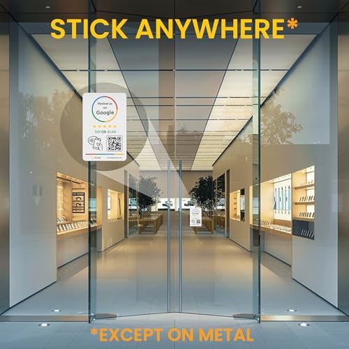 TapFive Google Review Sticker