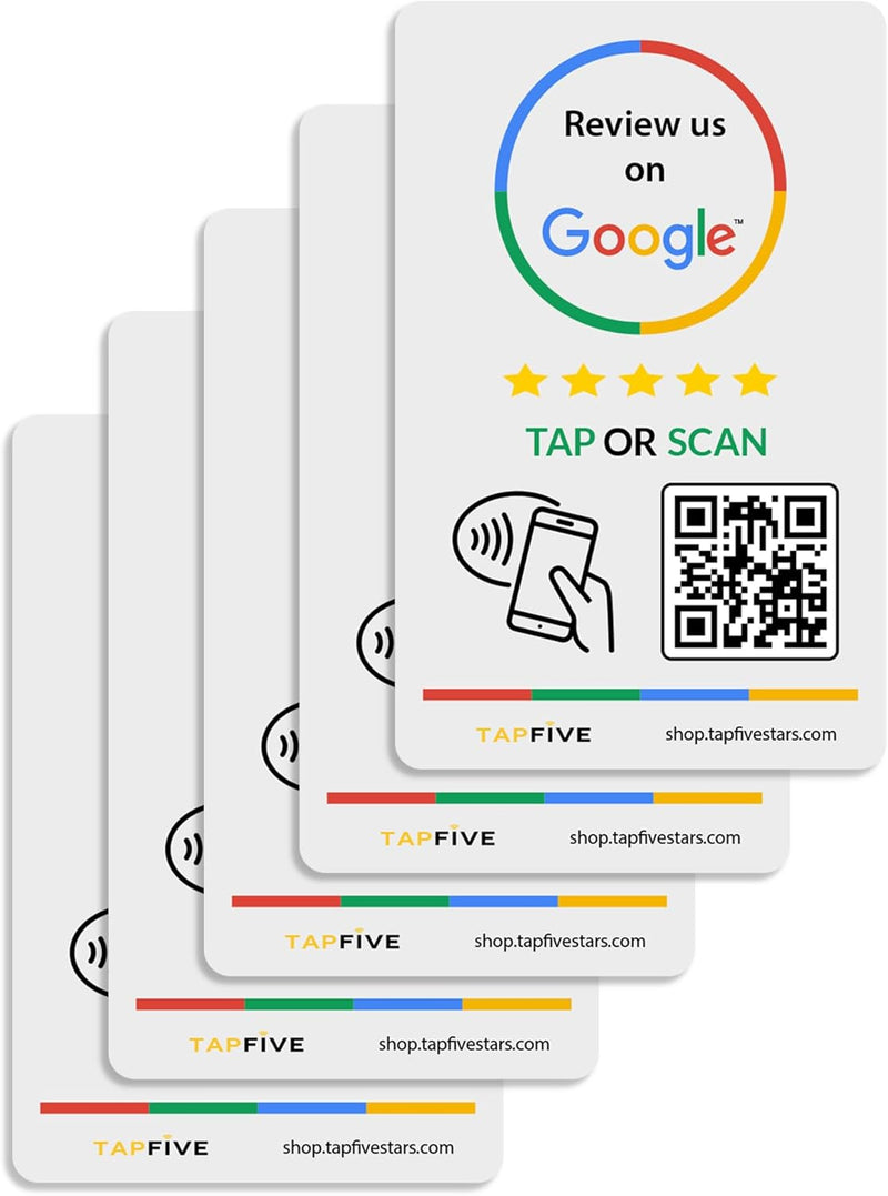 TapFive Google Review Sticker - image 14